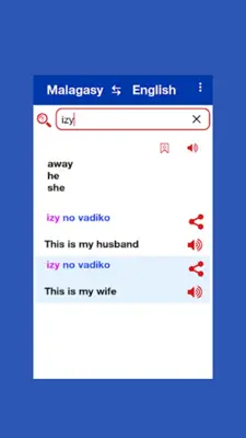 English to Malagasy Dictionary android App screenshot 0