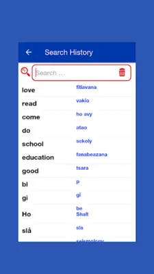 English to Malagasy Dictionary android App screenshot 2