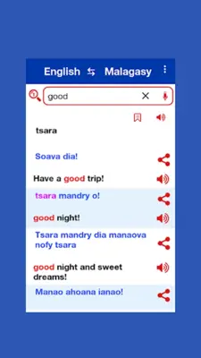 English to Malagasy Dictionary android App screenshot 3